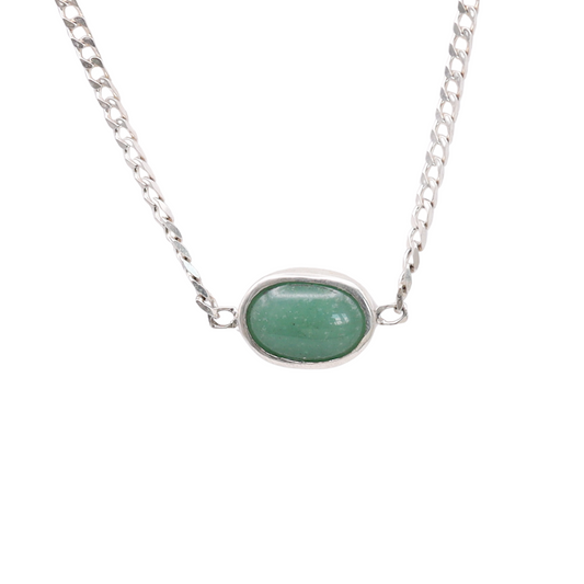 Green Chalcedony necklace
