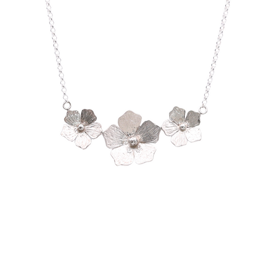 Triple Flower necklace