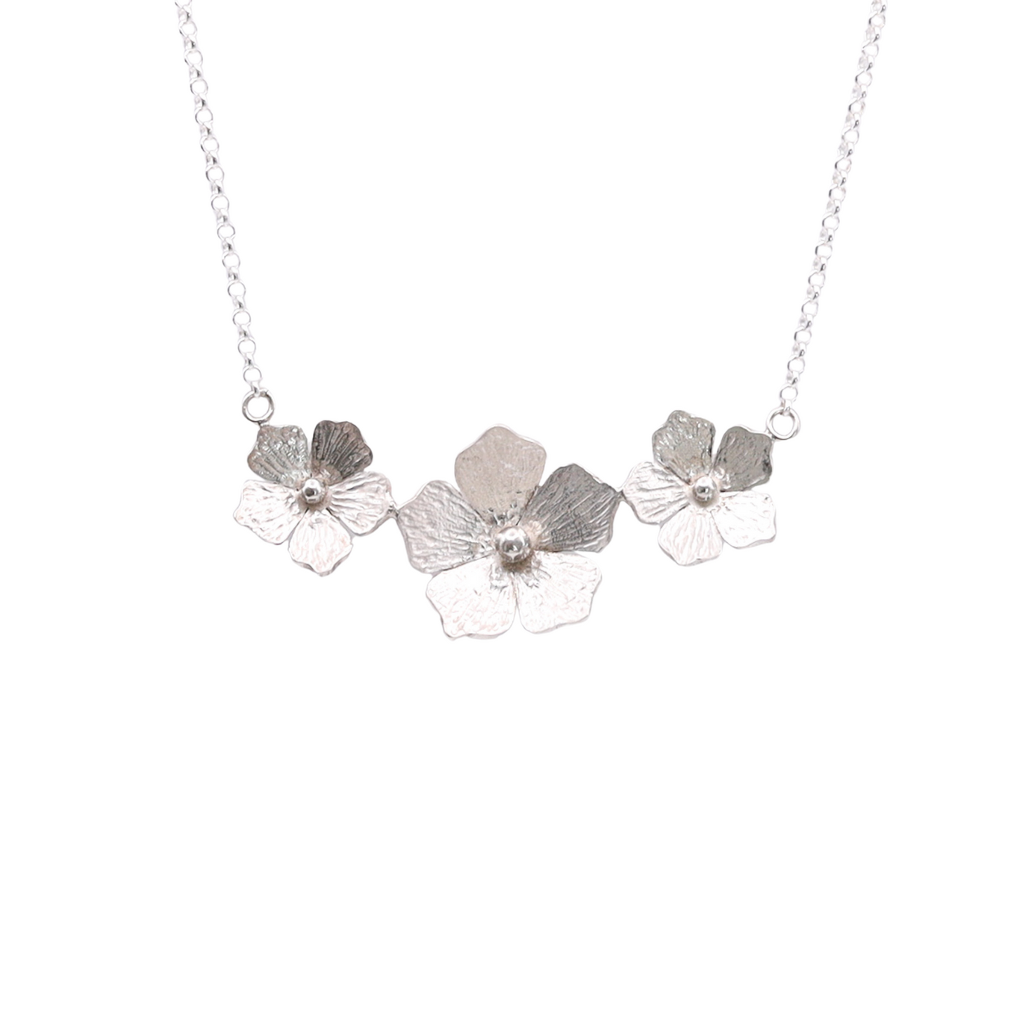 Triple Flower necklace
