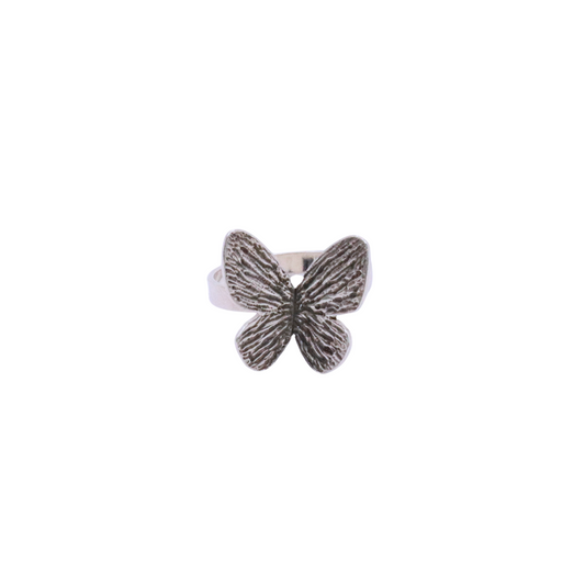 Open Butterfly Oxidized ring