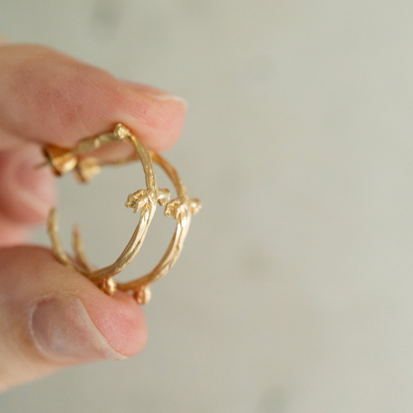 18k Gold Enchanted Buds Earrings