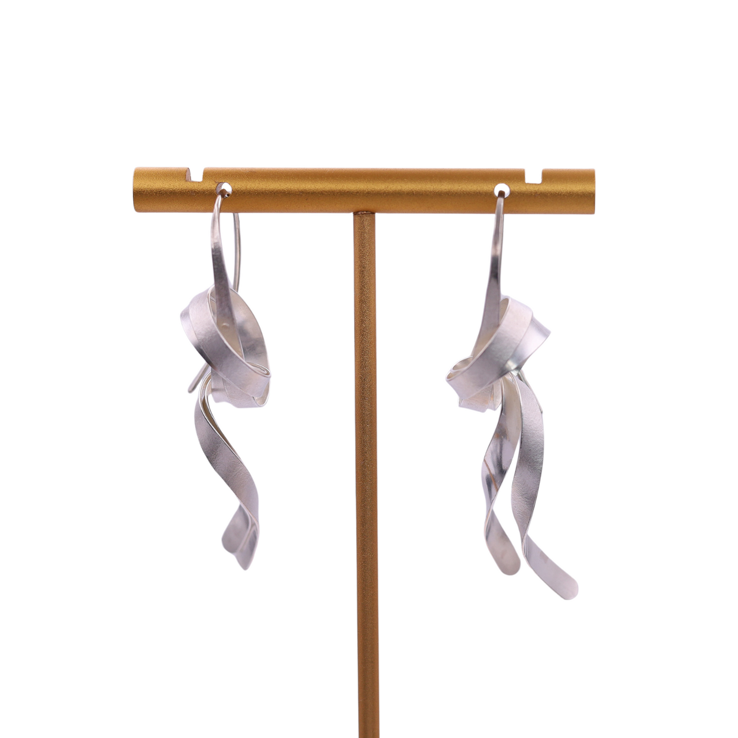 Knot earrings Silver