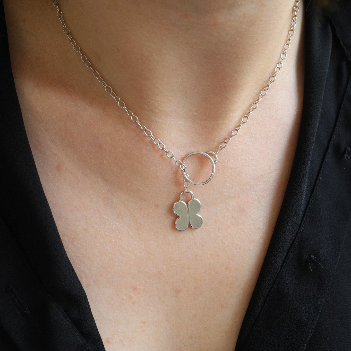 Butterfly Lariat Necklace