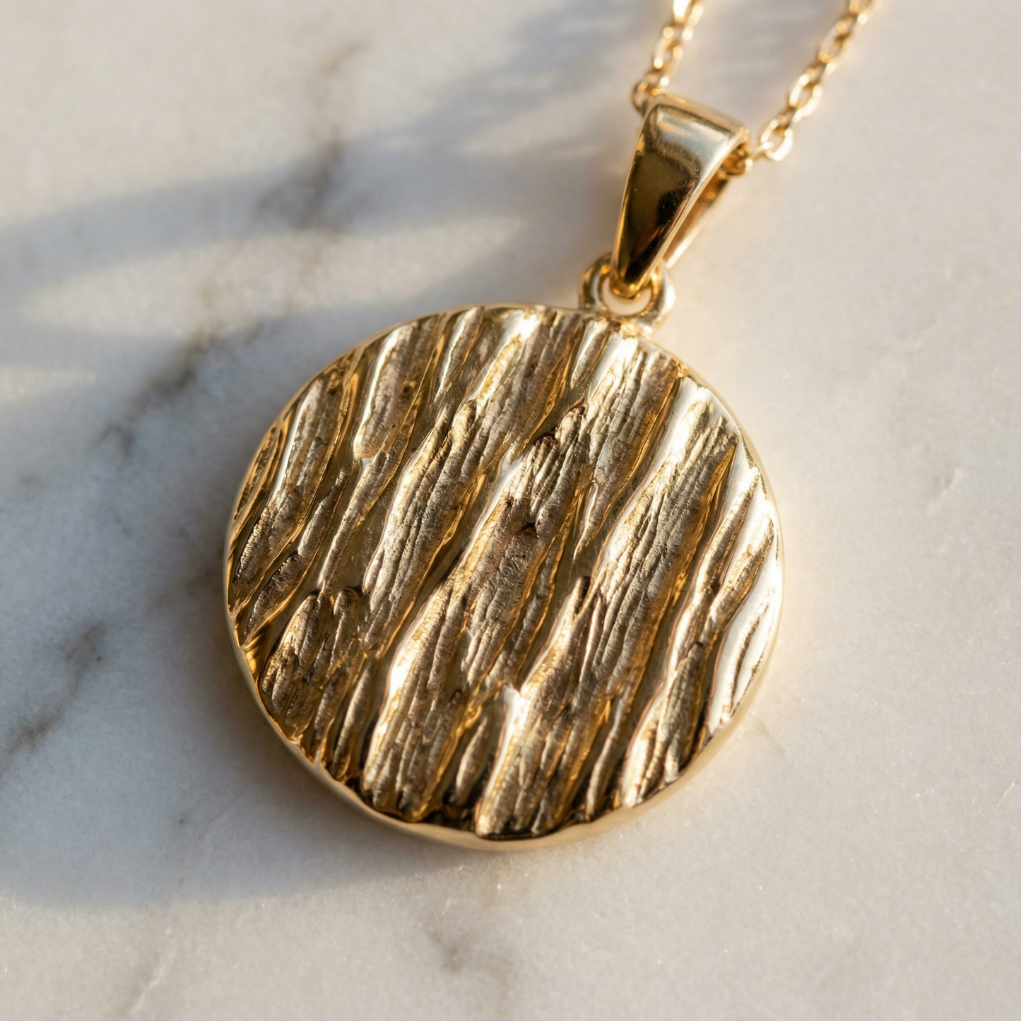 Oak Crown Medallion Necklace