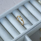 Anel Folhagem Nobre em Ouro Amarelo 18k