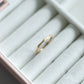 18k Gold Twig Solitaire Ring