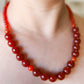 Lady in Red Necklace