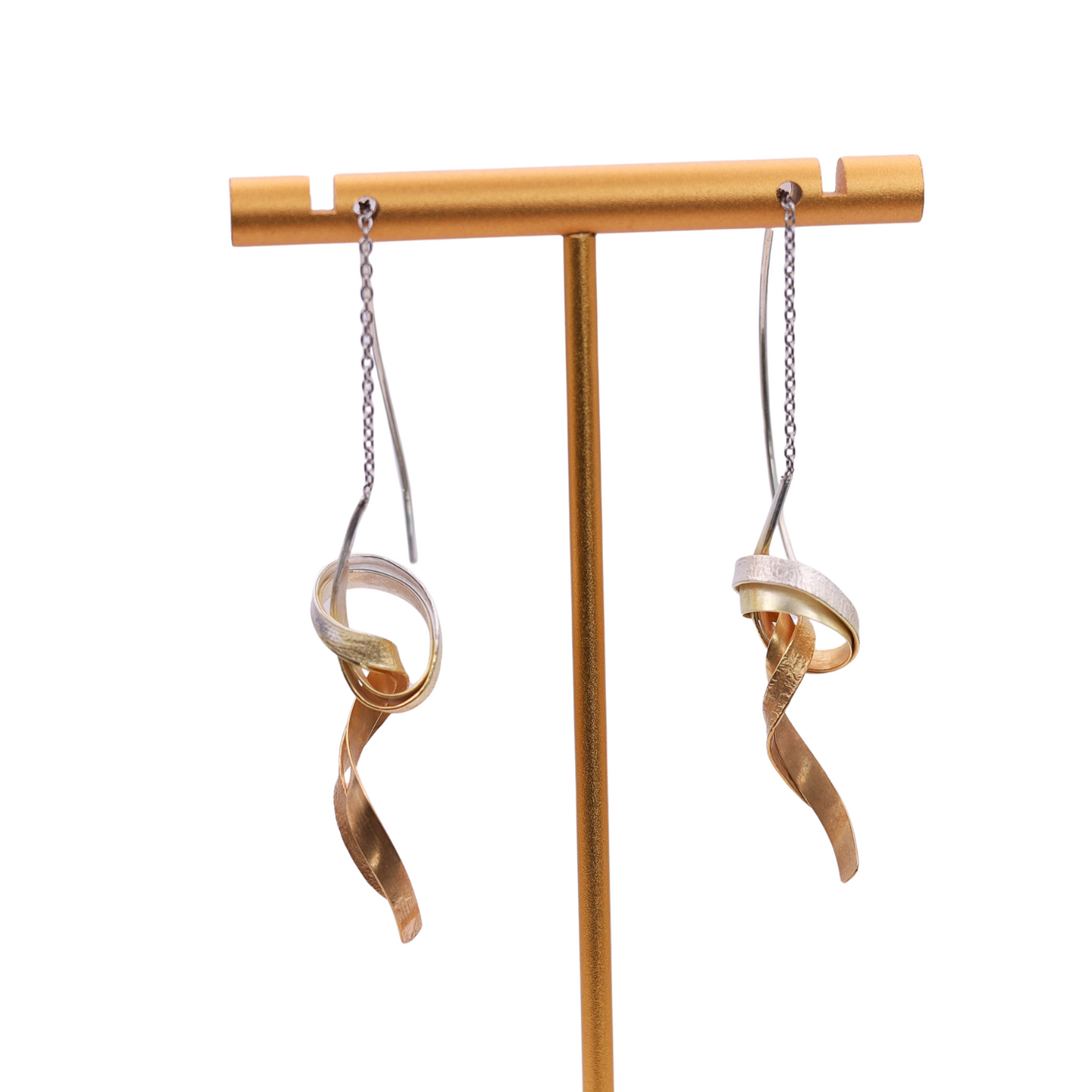 Knot earrings Gold