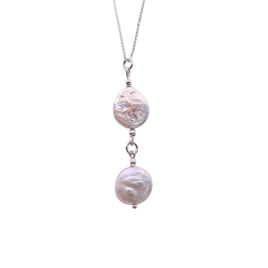 Two-Pearl Necklace