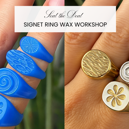 Wax Carving: Signet Ring Class