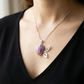 Butterfly Kunzite Cabochon Necklace
