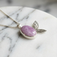 Butterfly Kunzite Cabochon Necklace
