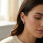Minimalist Sterling Silver Bar Stud Earrings