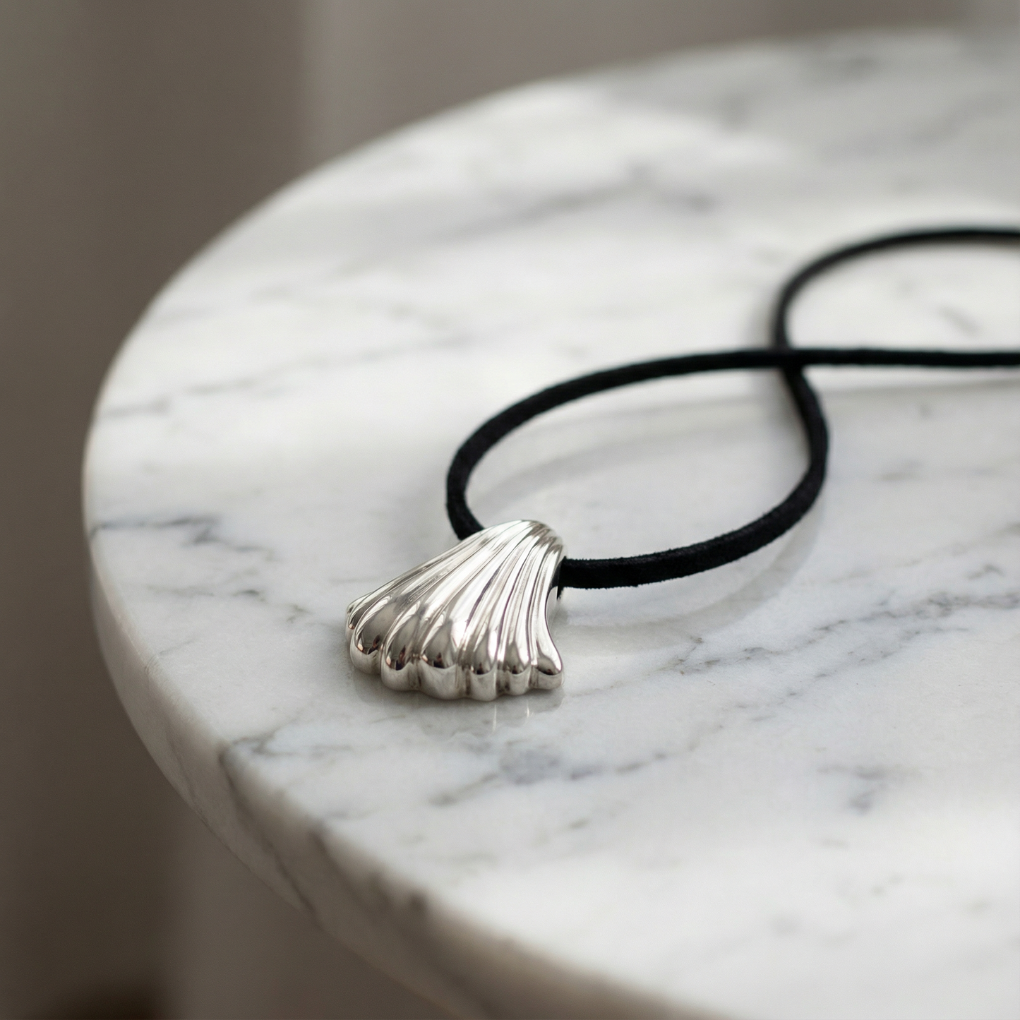 Shell Pendant Necklace | Silver & Gold Plated