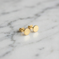Golden Dot Stud Earrings