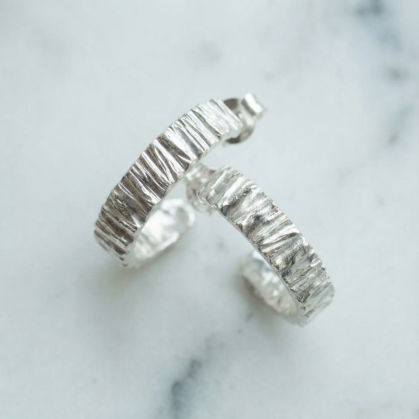 Oak Crown Earrings - Luxury Gold Hoop Earrings