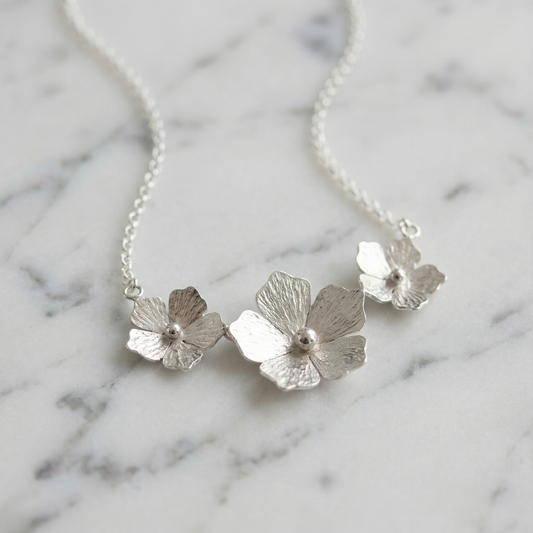 Triple Flower necklace